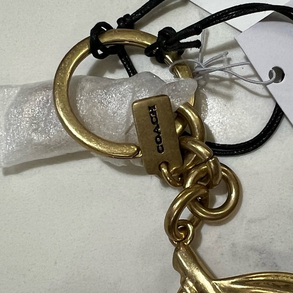 Original Coach Red and Gold Cherry Key Holder - Picture 10 of 15